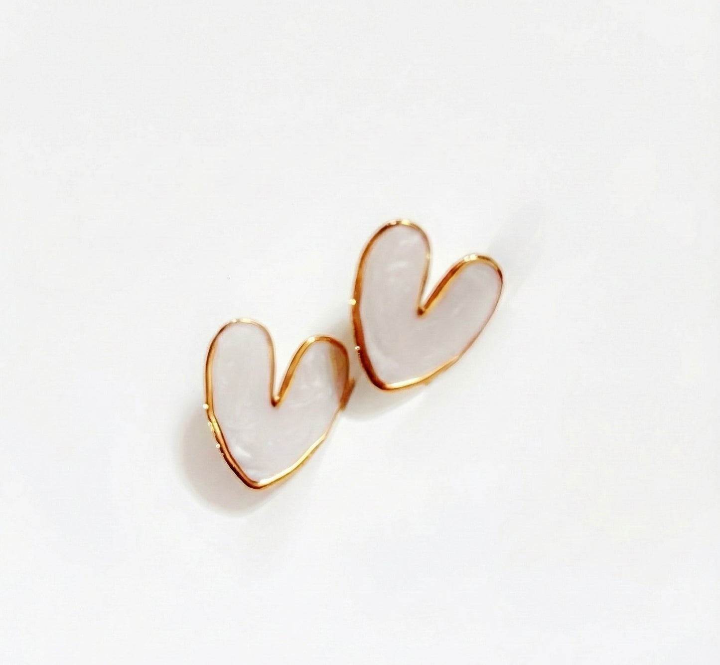 Heart Wave Studs