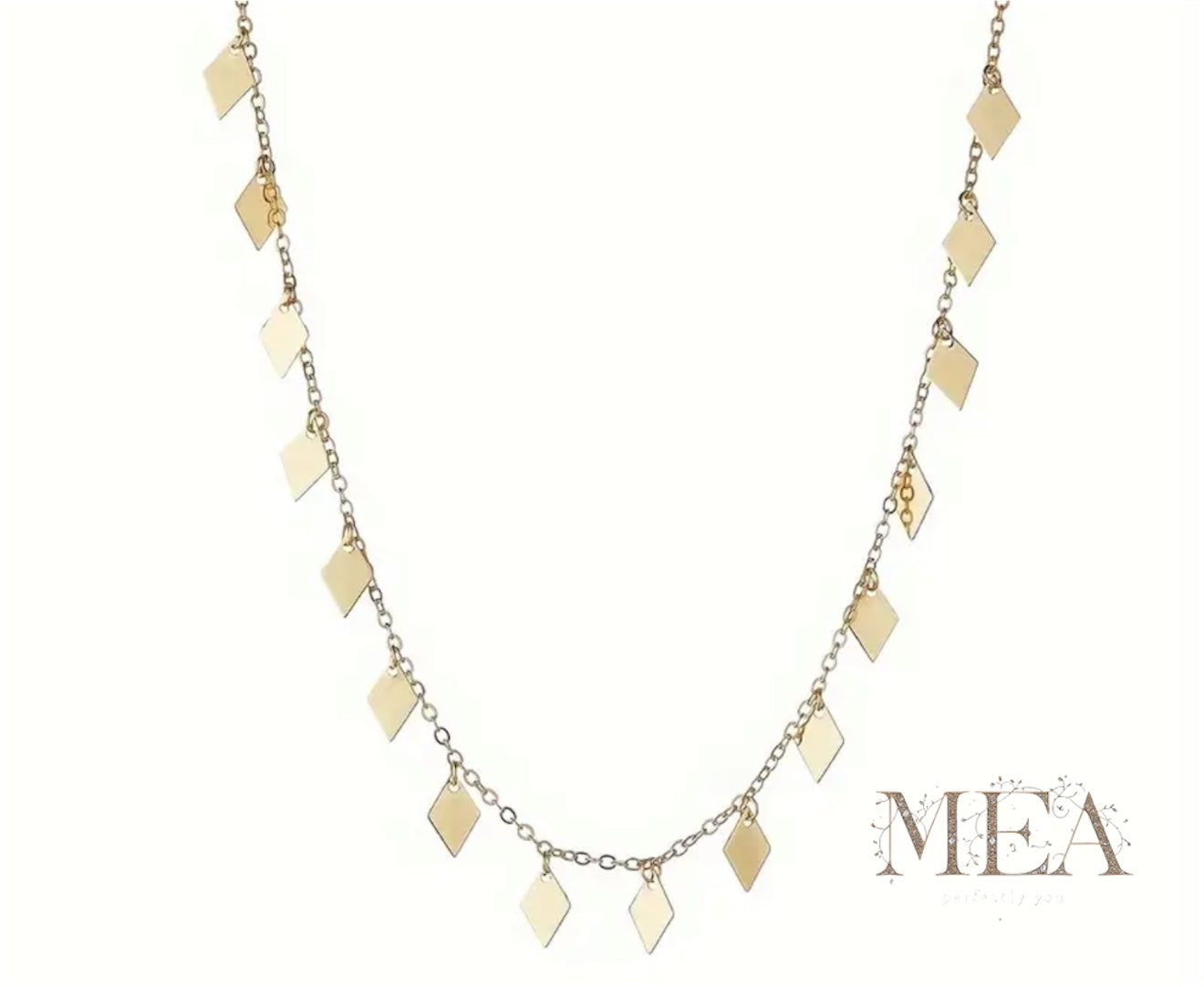 Diamond droplets chain