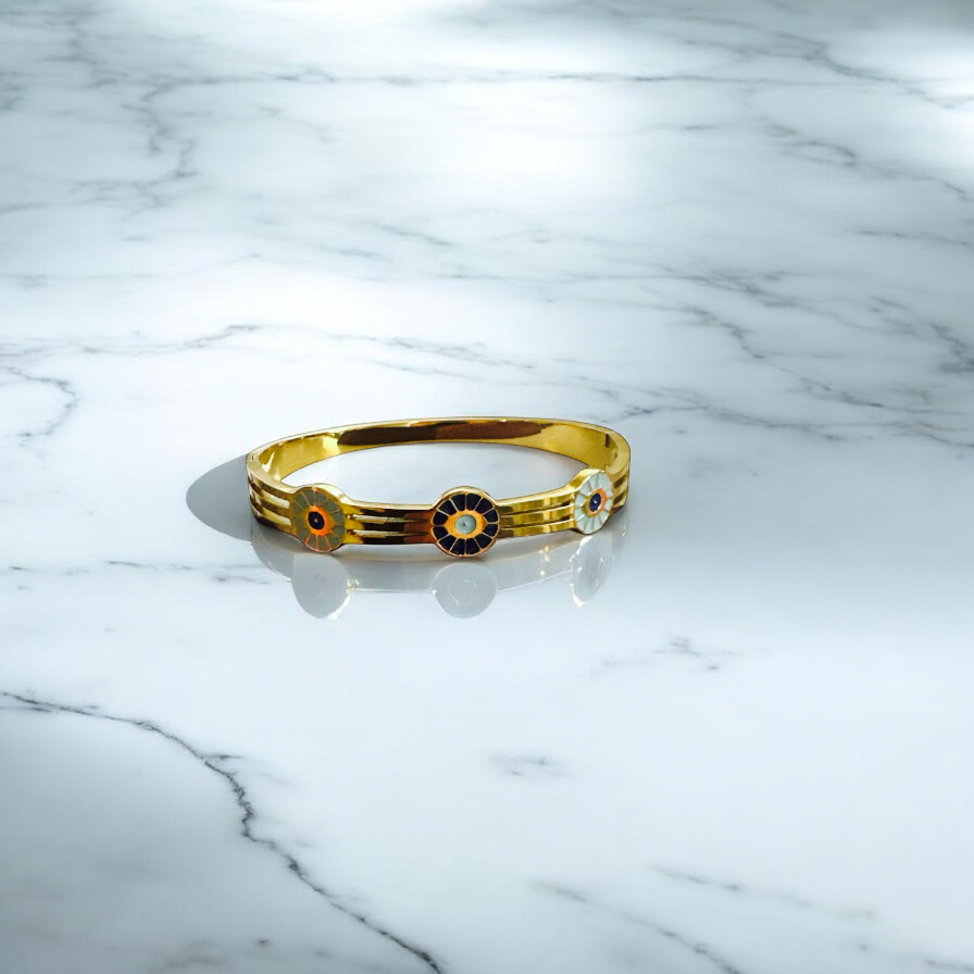 Triple Protection Evil Eye Bracelet