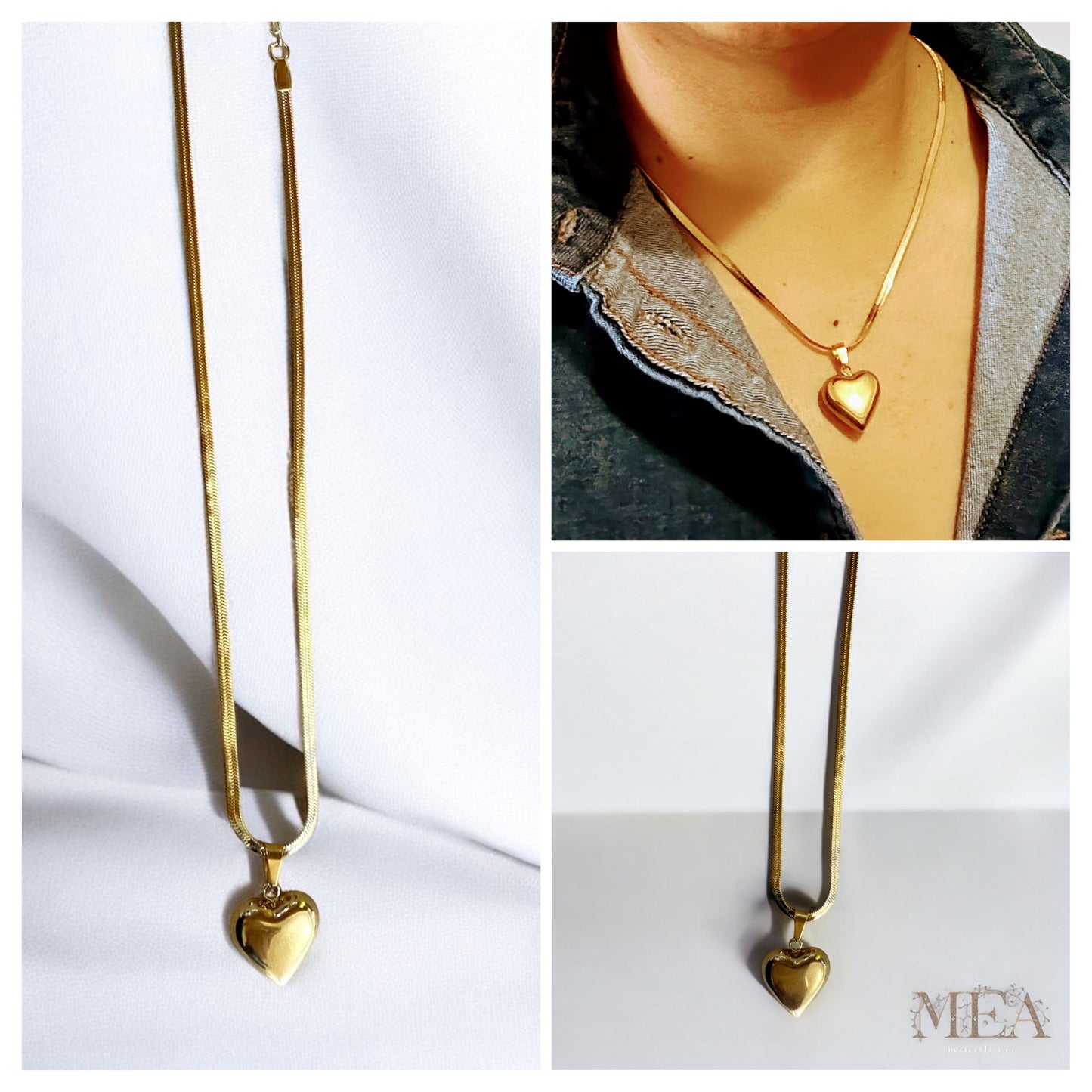 MEA collection Heart shaped pendant