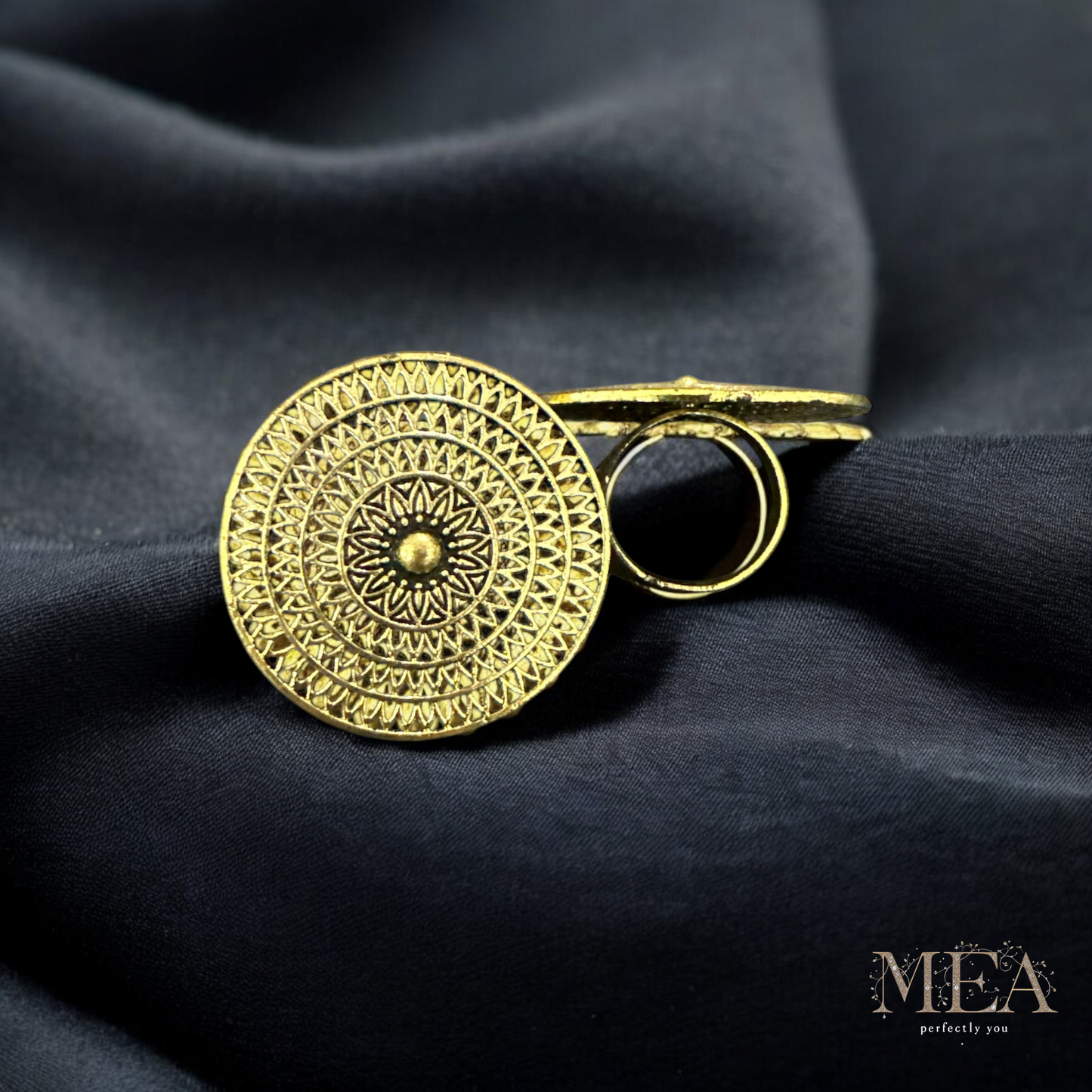 Handcrafted Designer Antique Adjustable Ring