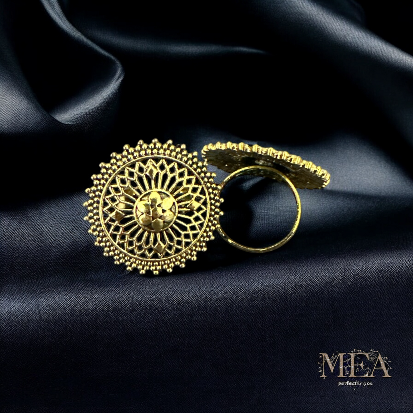 Handcrafted Designer Antique Adjustable Ring