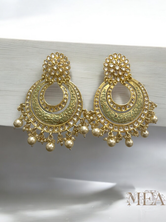 Chand Baali Style Pista Danglers