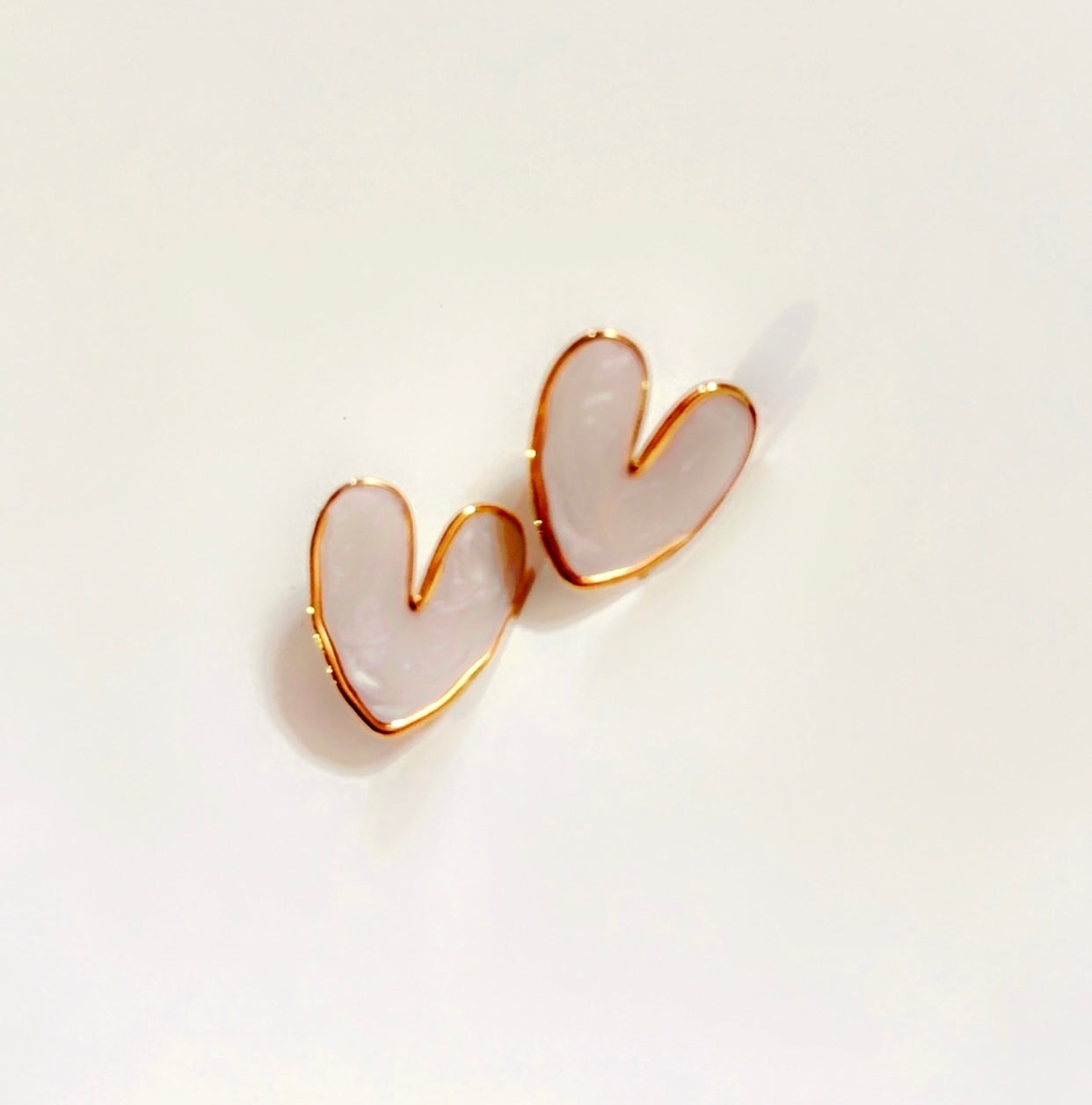 Heart Wave Studs