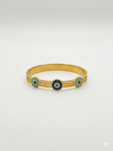 Triple Protection Evil Eye Bracelet